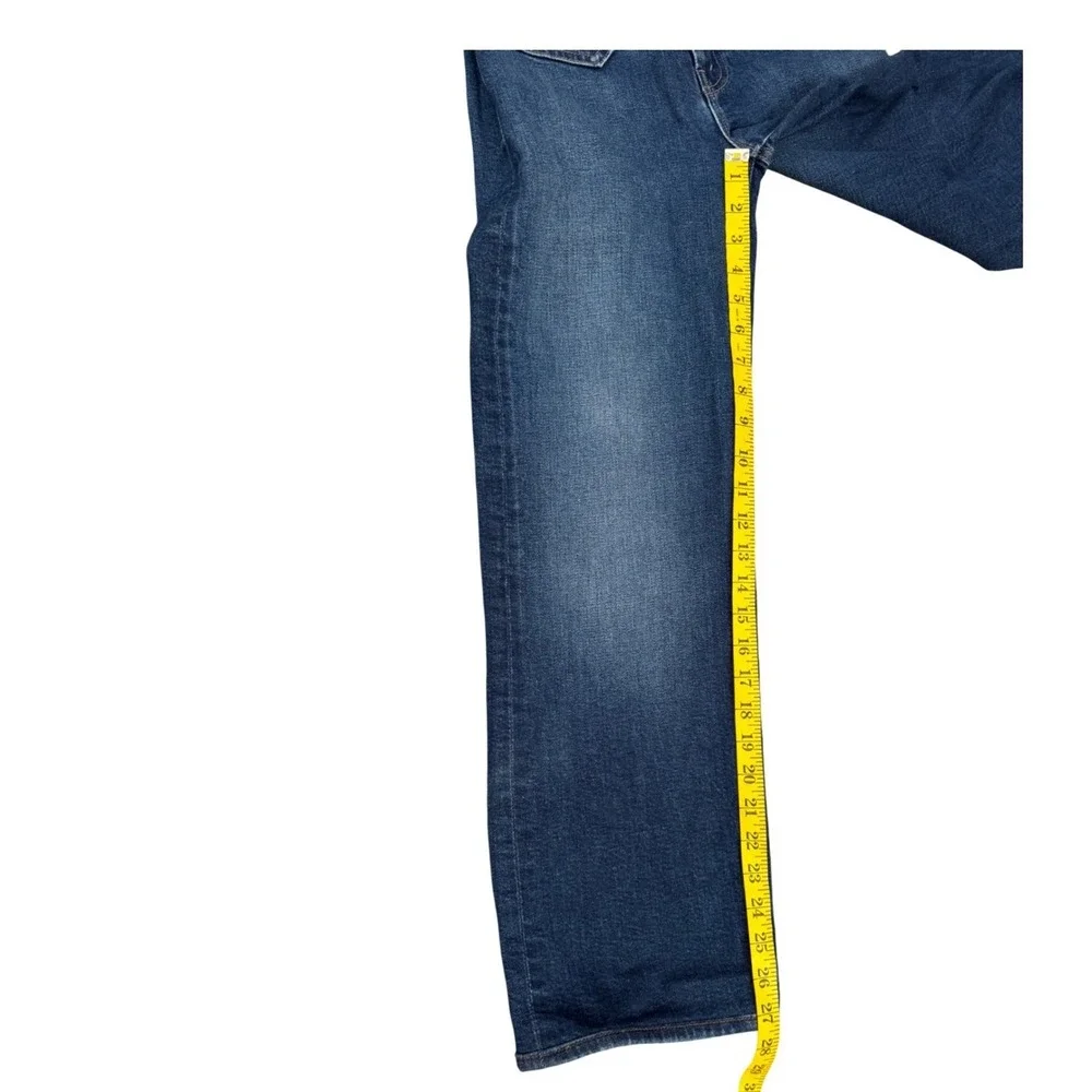 MOTHER Lil Patch Pocket Rambler Jeans Womens 24 High Rise Wide Leg‎ These Boots